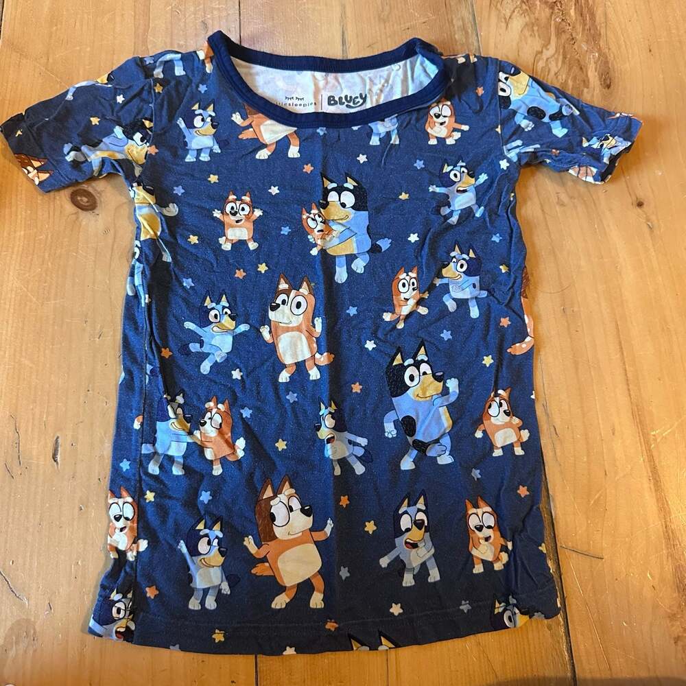 Little Sleepies BLUEY Dance Mode Pajama Shirt ONLY SIZE 3T